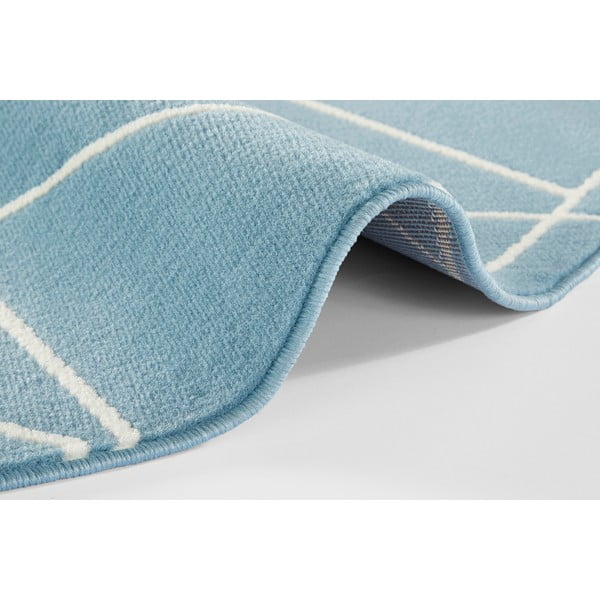Velvet kék kerek szőnyeg, ø 140 cm - Ragami-image-2