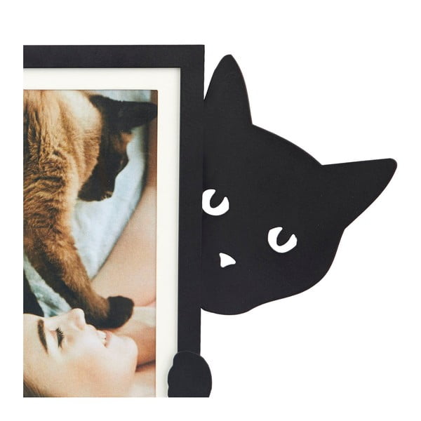 Fekete fém álló képkeret 31x19,5 cm Hidden Cat – Balvi-image-2