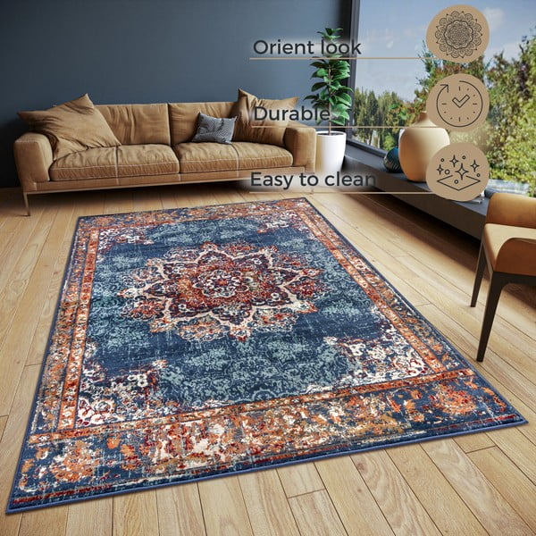 Sötétkék szőnyeg 200x280 cm Orient Maderno – Hanse Home-image-4