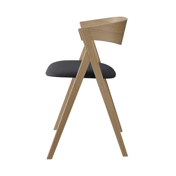 Sötétszürke-natúr színű tölgyfa étkezőszék City – Hammel Furniture-image-3