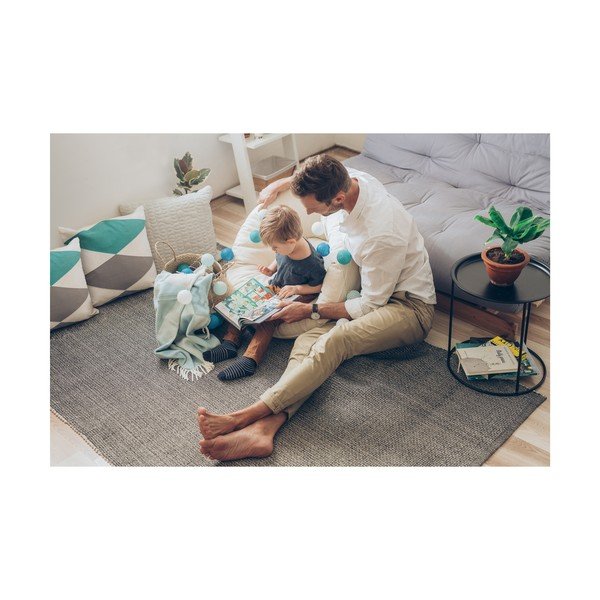 Türkiz LED fényfüzér 30 gömbbel - LUKKA-image-1