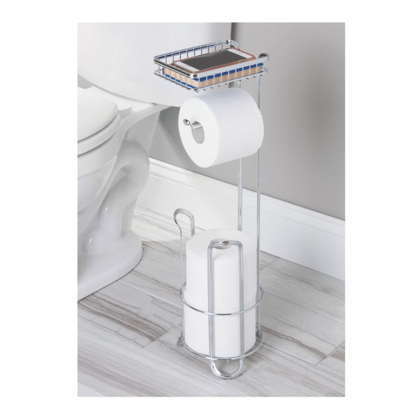 York Lyra WC-papír tartó állvány, magasság 61 cm - InterDesign-image-2