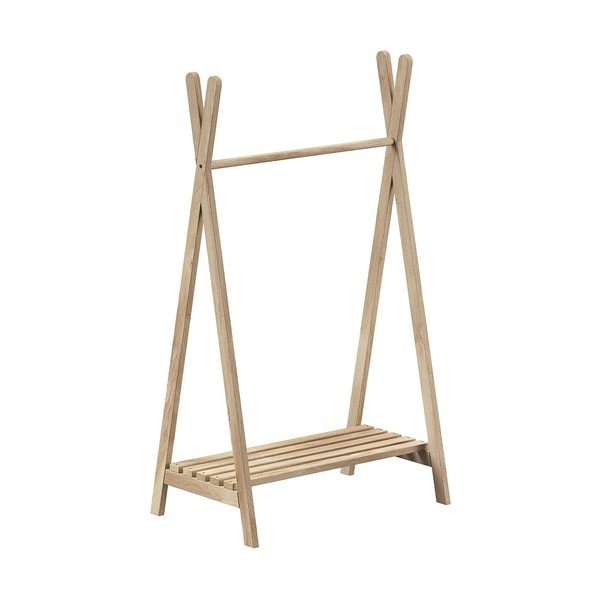 Natúr színű tölgyfa gyerek fogas 74x132 cm Forrest – Vipack