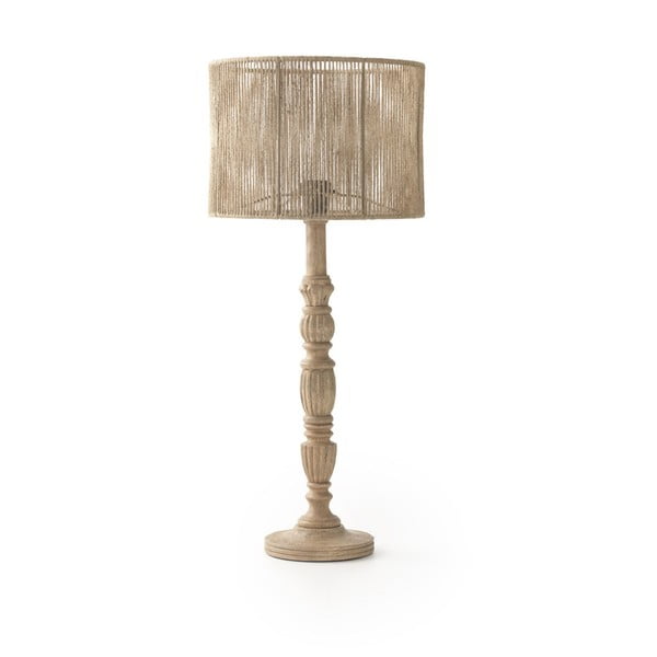 Fehér-natúr színű asztali lámpa (magasság 68 cm) – Geese