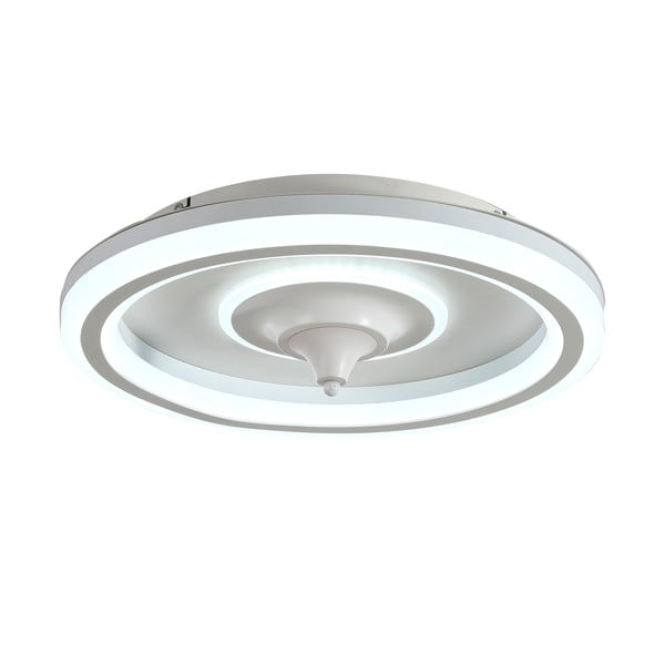 Fehér LED mennyezeti lámpa távirányítóval, ventilátorral Alan – SULION-image-3