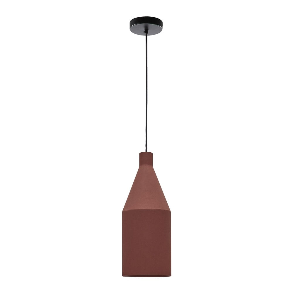 Terrakotta színű függőlámpa fém búrával ø 15 cm Peralta Kave Home