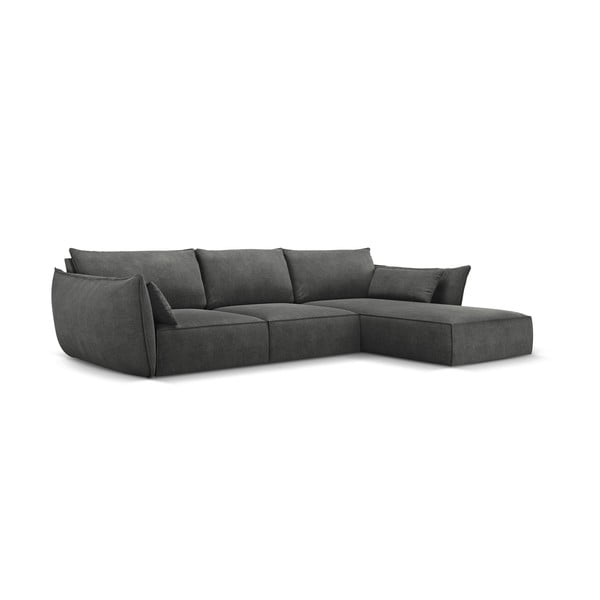 Szürke sarokkanapé (jobb oldali) Vanda – Mazzini Sofas-image-2