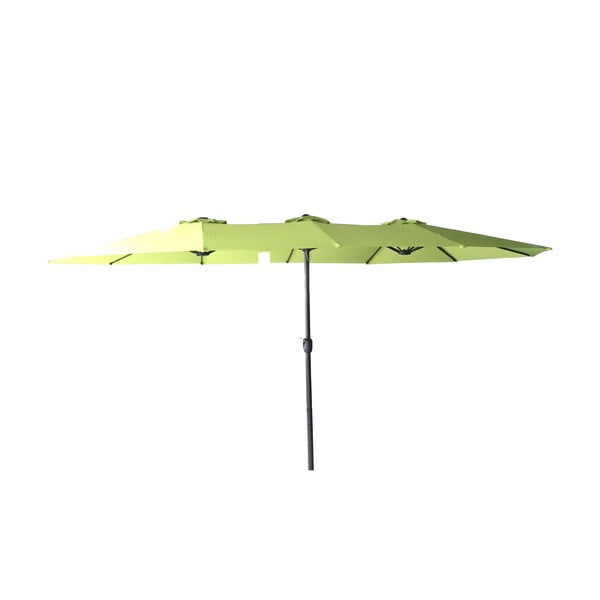 Zöld napernyő 456x270 cm Double - Rojaplast