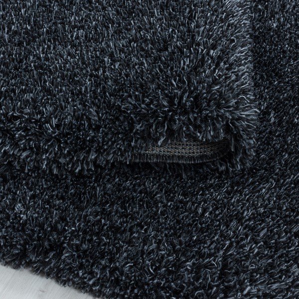 Antracitszürke kerek szőnyeg ø 80 cm Fluffy – Ayyildiz Carpets-image-3