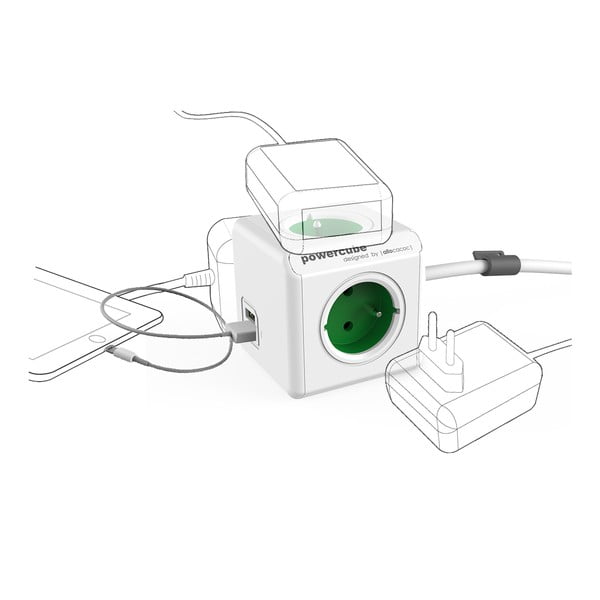 Elosztó PowerCube Extended USB – Cubenest-image-2