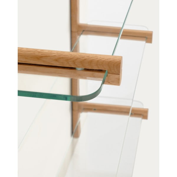 Üveg bútorelem - polc szett 3 db-os 110x1 cm Sitra – Kave Home-image-3