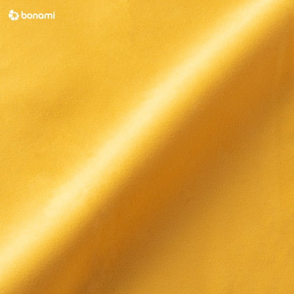 Sardaigne sárga bársony fotel - Mazzini Sofas-image-1