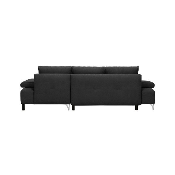 Virgo sötétszürke kinyitható sarokkanapé, bal oldali - Windsor & Co Sofas-image-2