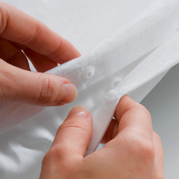 Antracitszürke egyszemélyes pamut ágyneműhuzat 140x200 cm Lina – douceur d'intérieur-image-1