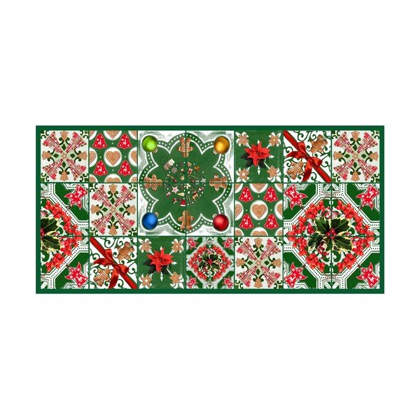 Christmas Mosaic fürdőlepedő, 170 x 80 cm - Crido Consulting-image-1