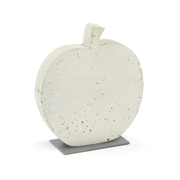 Sens Apple fehér cementezett dekoráció, 28 x 30 cm - La Forma