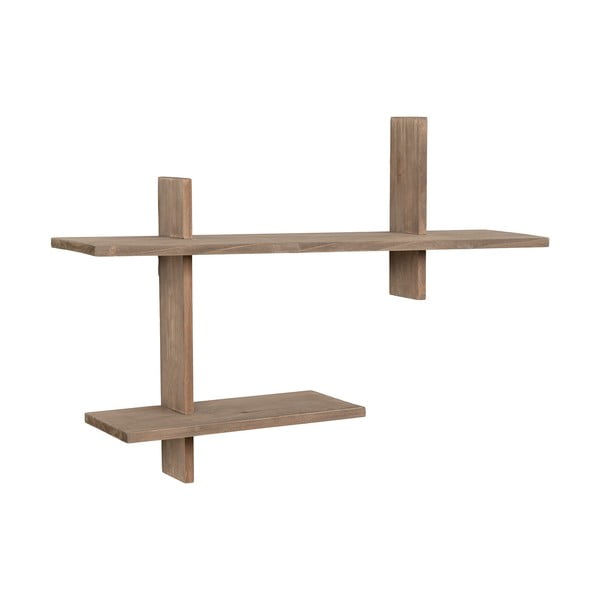 Natúr színű többszintes borovi fenyő fali polc Ovada – House Nordic-image-2