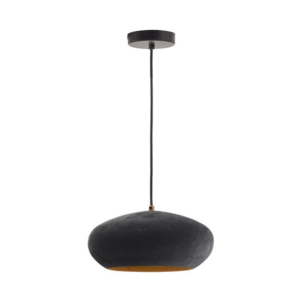 Fekete függőlámpa fém búrával ø 30 cm Inda – Kave Home