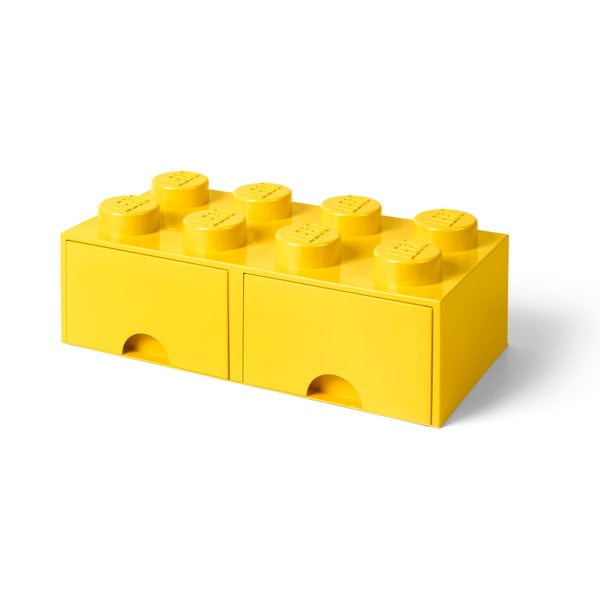Sárga 2 fiókos tárolódoboz - LEGO®-image-1