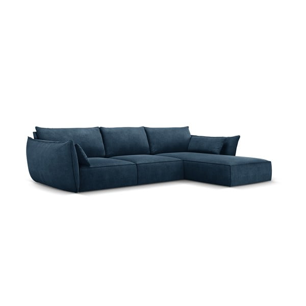 Sötétkék sarokkanapé (jobb oldali) Vanda – Mazzini Sofas-image-2