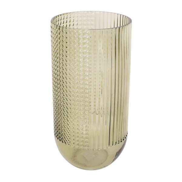 Attract zöld üveg váza, magasság 30 cm - PT LIVING