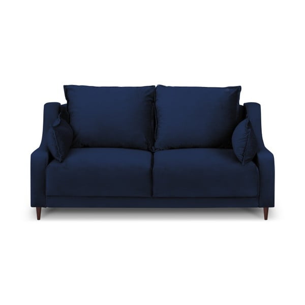 Freesia sötétkék bársony kanapé, 150 cm - Mazzini Sofas