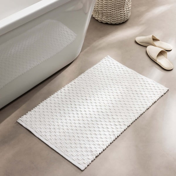 Krémszínű fürdőszobai kilépő 50x80 cm Lois – douceur d'intérieur-image-2