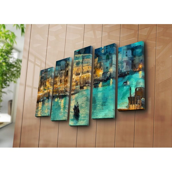 Kép szett 5 db-os Venice – Wallity-image-3