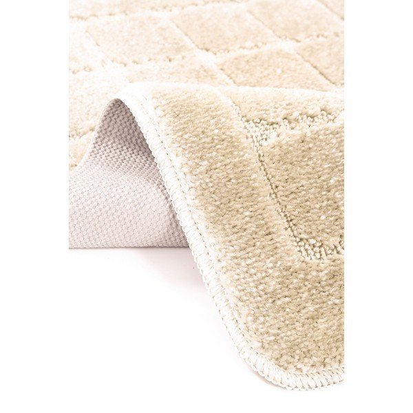 Krémszínű fürdőszobai kilépő szett 2 db-os 50x80 cm Kareli – Foutastic-image-3