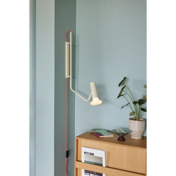 Bézs fali lámpa Wally – Hübsch-image-1