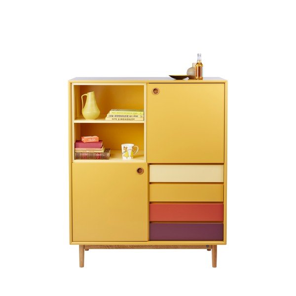 Color Box mustársárga komód, 114 x 137 cm - Tom Tailor-image-2