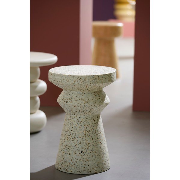 Terrazzo cement kerek tárolóasztal ø 32 cm Sella – Light & Living-image-1