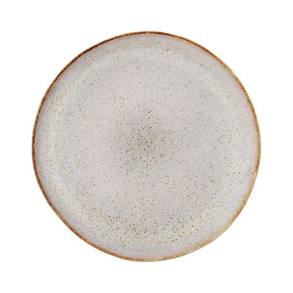 Sandrine szürke agyagkerámia esszertes tányér, ø 22 cm - Bloomingville