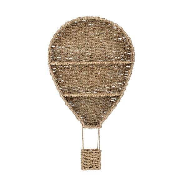 Natúr színű tengerifű gyerek fali könyvespolc 59x105 cm Ditter – Bloomingville Mini-image-2