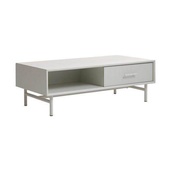 Világosszürke dohányzóasztal 60x120 cm Palma – Unique Furniture