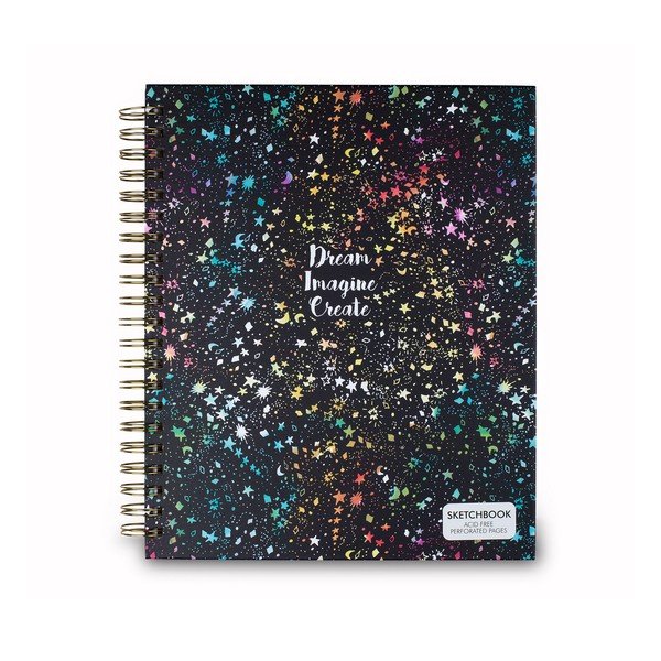 Dreams fekete jegyzetfüzet, 96 oldal - Tri-Coastal Design