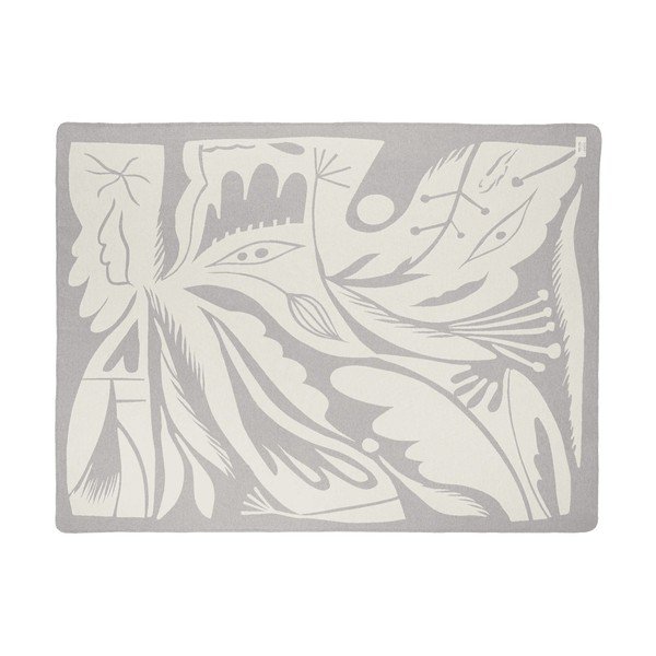 Világosszürke takaró 165x200 cm Lino – noo.ma