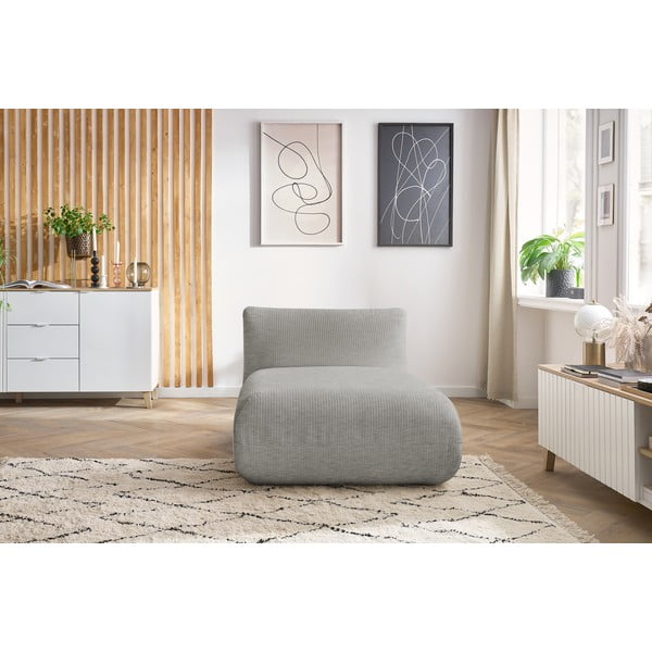 Bézs kordbársony kanapé modul Lecomte – Bobochic Paris-image-1