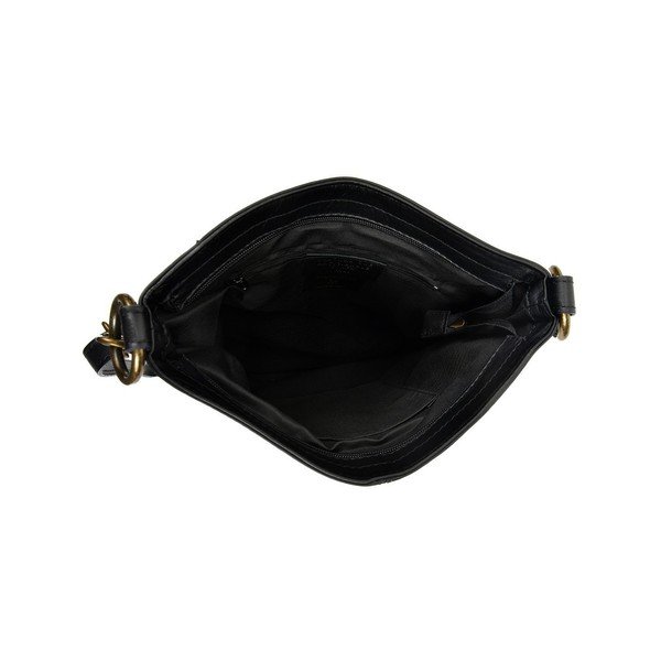 Pasca fekete bőr válltáska - Mangotti-image-3