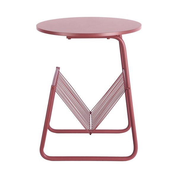 Fém kerek tárolóasztal ø 40 cm Riqueza Revista – Leitmotiv-image-3