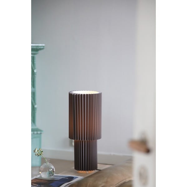 Szürke asztali lámpa textil búrával (magasság 45 cm) Catis – Markslöjd-image-1