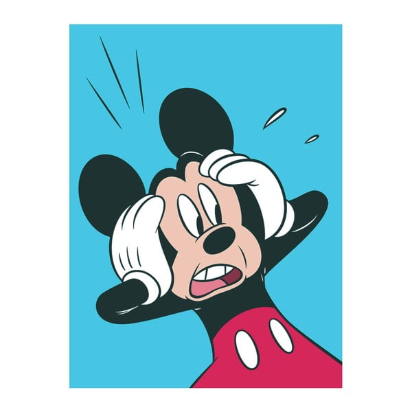 Mickey Mouse Shocked kép, 30 x 40 cm - Pyramid International