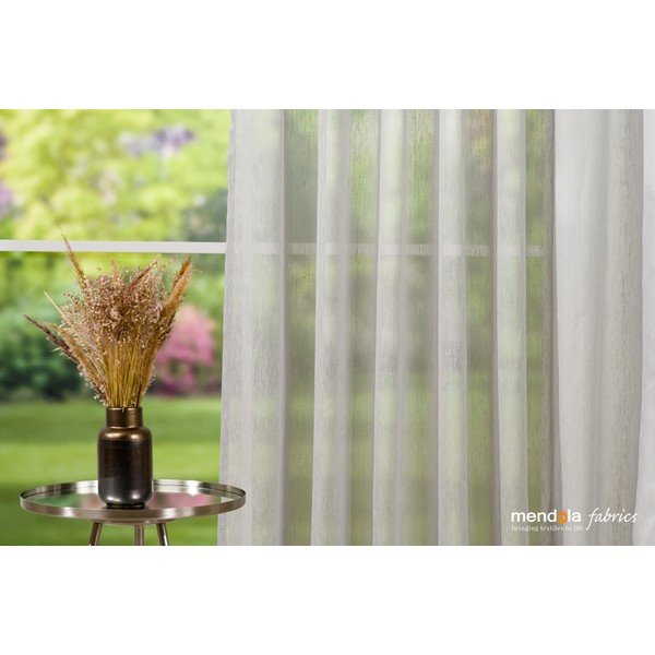 Szürke átlátszó függöny 140x260 cm Lava – Mendola Fabrics-image-3