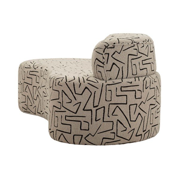 Bézs buklé kanapé 176 cm Nairobi – Mauro Ferretti-image-3