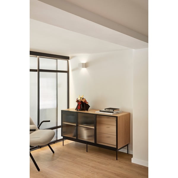 Blur komód tölgyfa dekorral, szélesség 140 cm - Teulat-image-1