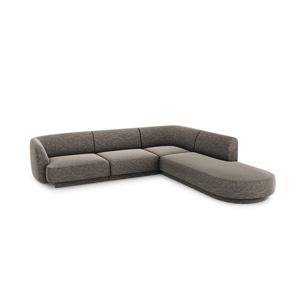 Szürke sarokkanapé (jobb oldali) Miley – Micadoni Home-image-3