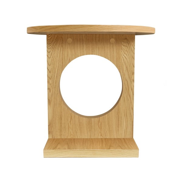 Bau tárolóasztal tölgyfa dekorral - Woodman-image-2