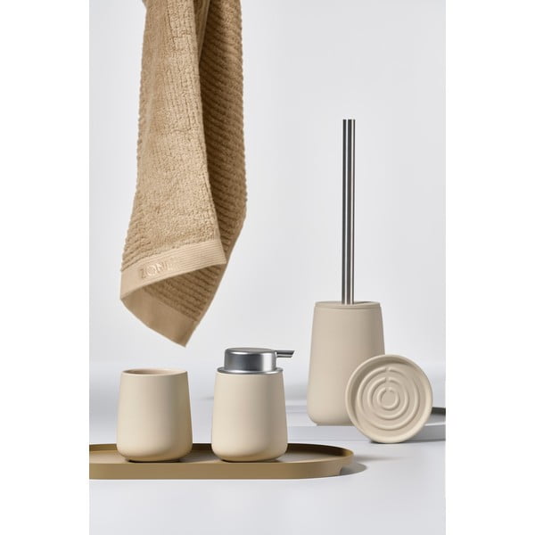 Nova bézs porcelán fogkefetartó pohár - Zone-image-2