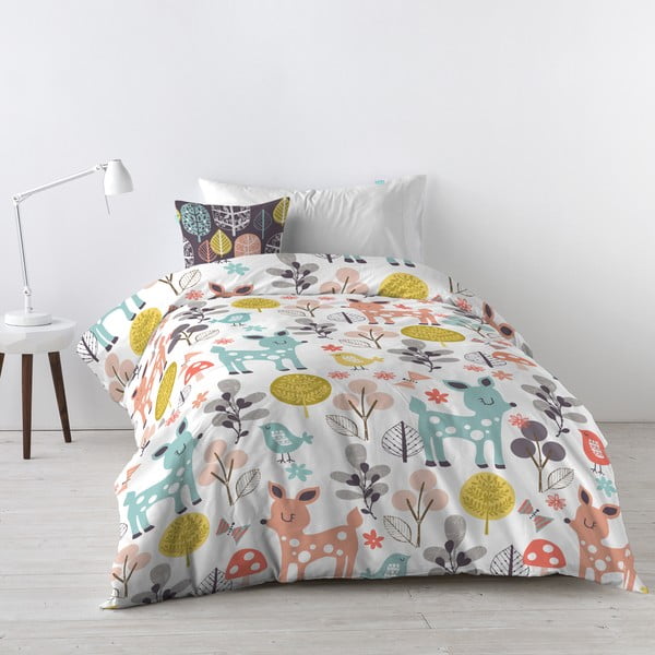 Woodland gyerek ágyneműhuzat, 140 x 200 cm - Moshi Moshi-image-3