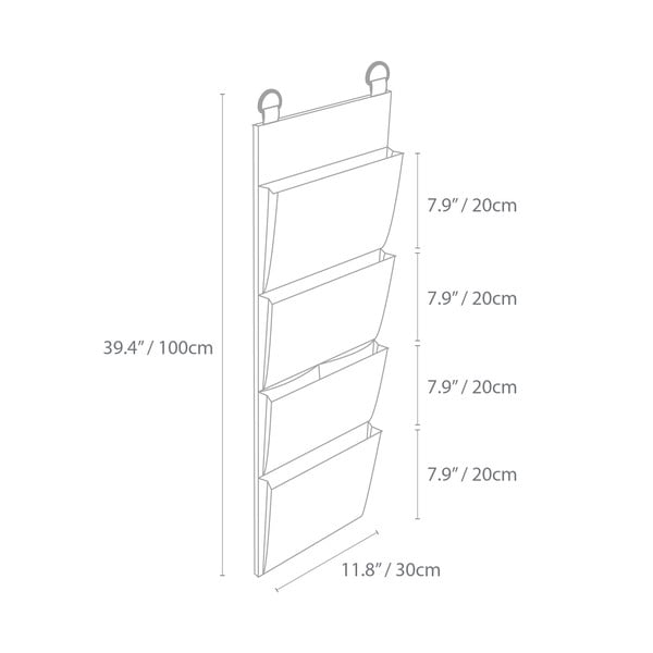 Hang bézs függő rendszerező - Bigso Box of Sweden-image-3